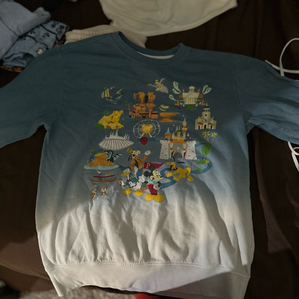 Disney Blue and White Kids Sweater